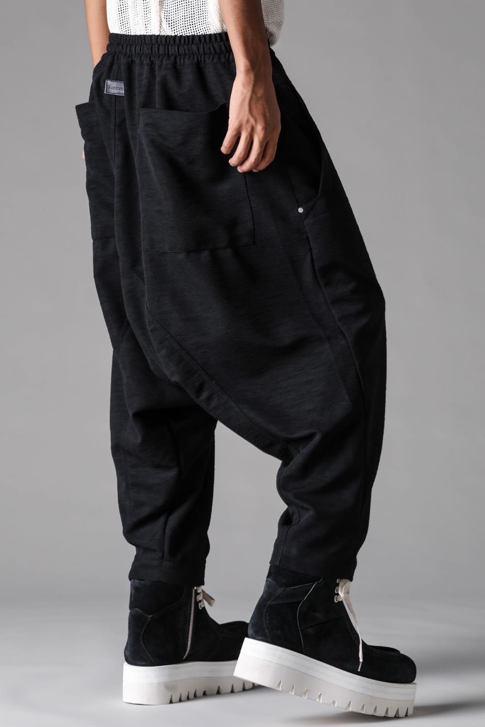 《2027SS先行予約》Sarrouel Esay Pants"Black" / サルエルイージーパンツ"ブラック"