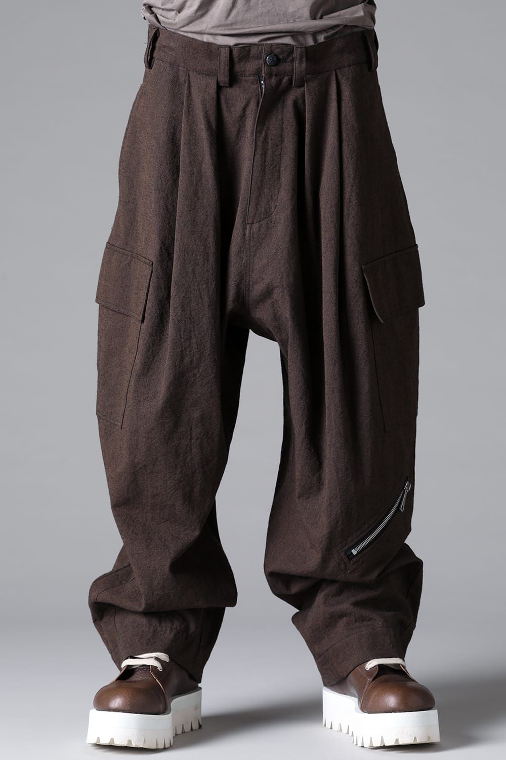 《2026SS先行予約》Tuck Wide Pants"Macassar" / タックワイドパンツ"マカサー"