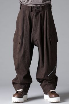 《2026SS先行予約》Tuck Wide Pants"Macassar" / タックワイドパンツ"マカサー"