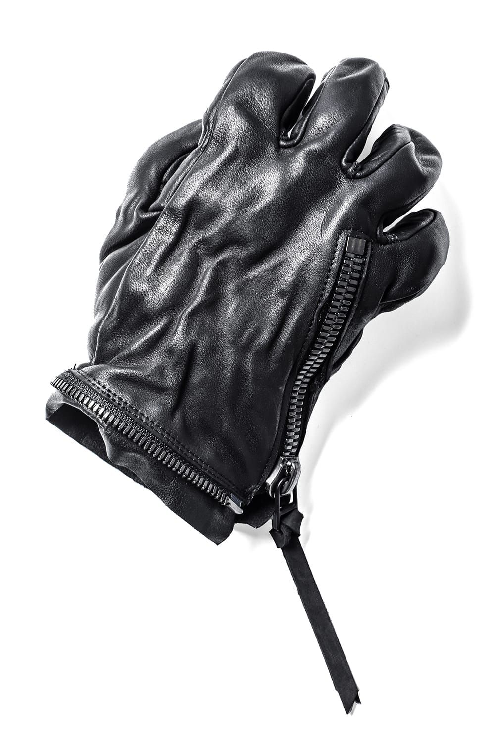 "TVA"Collaboration Horse Leather Long Glove "Black" / The viridi-anneコラボレーションホースレザーロンググローブ"ブラック"