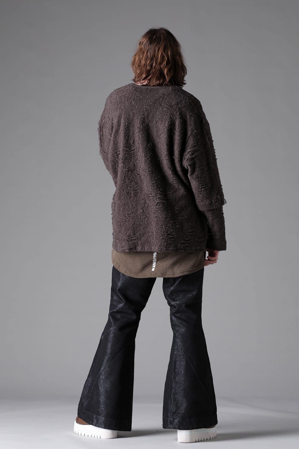 《2026AW先行予約》Layerd Over Sized Pullover"Khaki" / レイヤードオーバーサイズプルオーバー"カーキ"