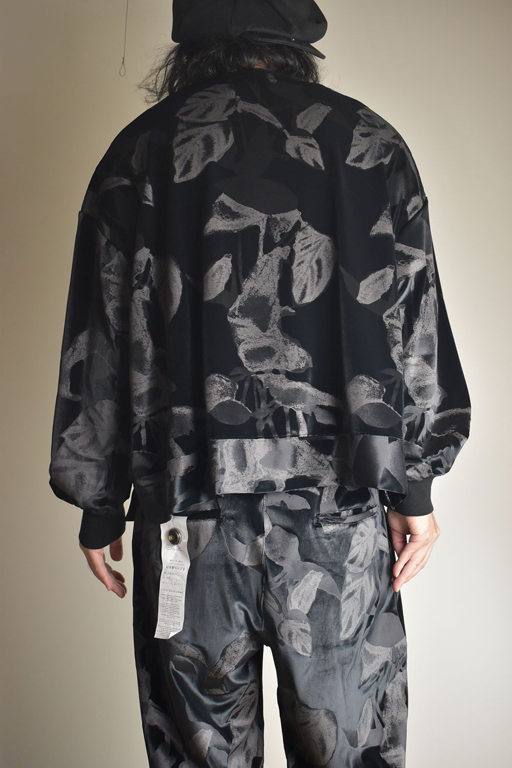Crew Neck Side Vent Pullover"Black" / クルーネックサイドベンツプルオーバー"ブラック"