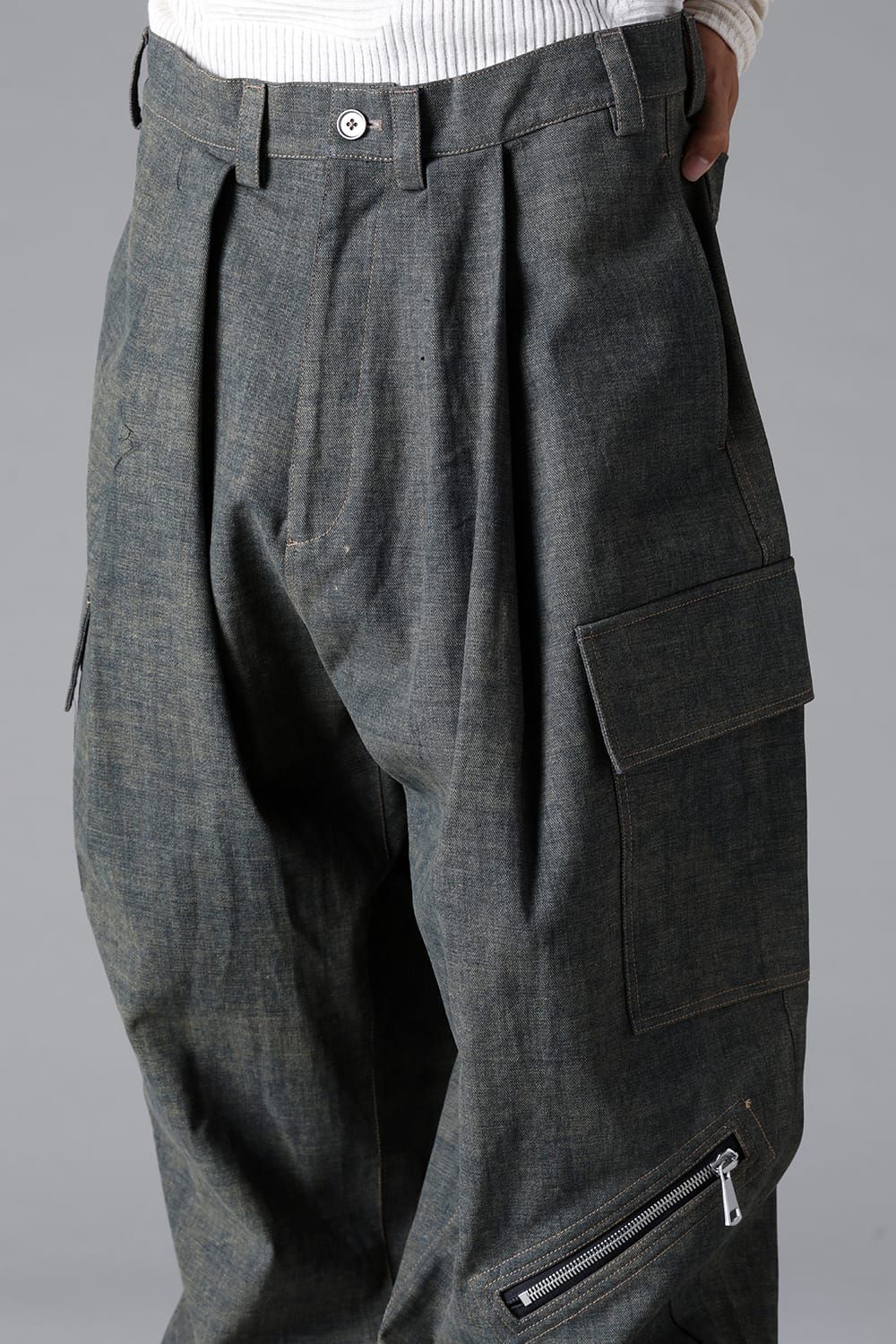 《2026SS先行予約》Blended Shades Denim Pants"D.verdigris/L.verdigris/Steel Blue"/ブレンデッドシェイドデニムパンツ" / ダークベルディグリ/ライトベルディグリ/スティールブルー"