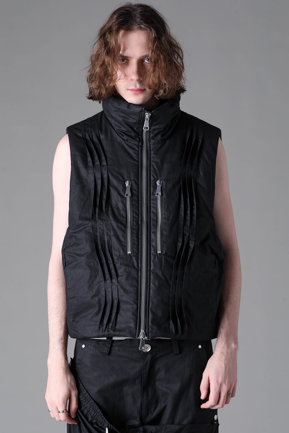 《2026AW先行予約》Padded High Neck Vest"Black" /  パデッドハイネックベスト"ブラック"