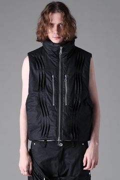 《2026AW先行予約》Padded High Neck Vest"Black" /  パデッドハイネックベスト"ブラック"