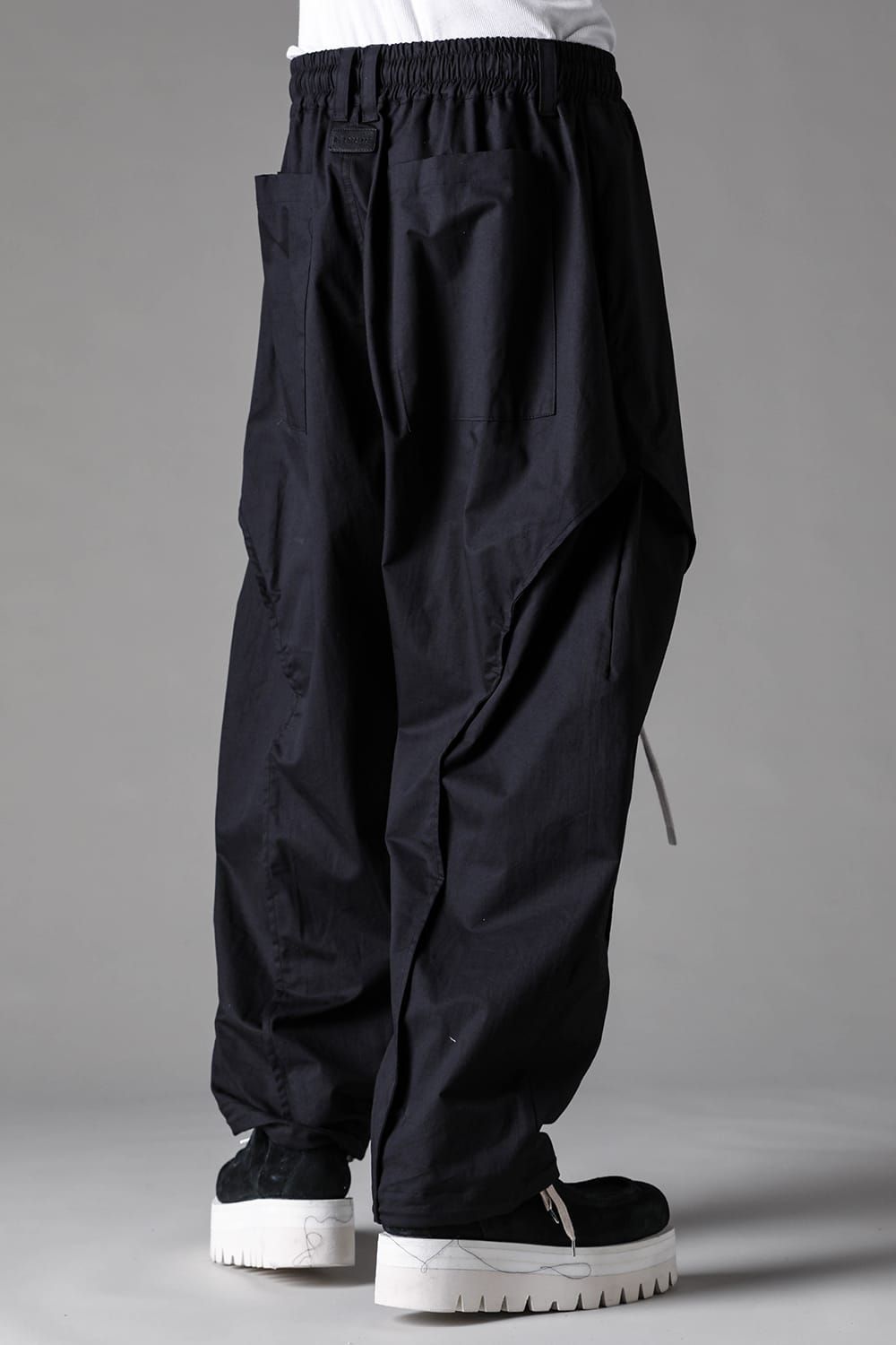 《2027SS先行予約》Side Tuck Tapared Pants"Black" / サイドタックテーパードパンツ"ブラック"