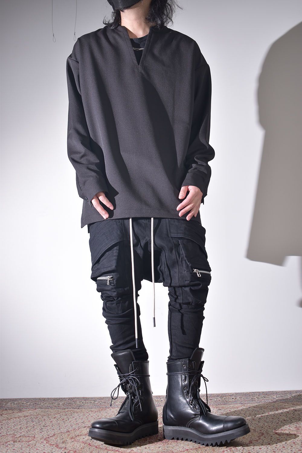 ライトな着心地で暖かく