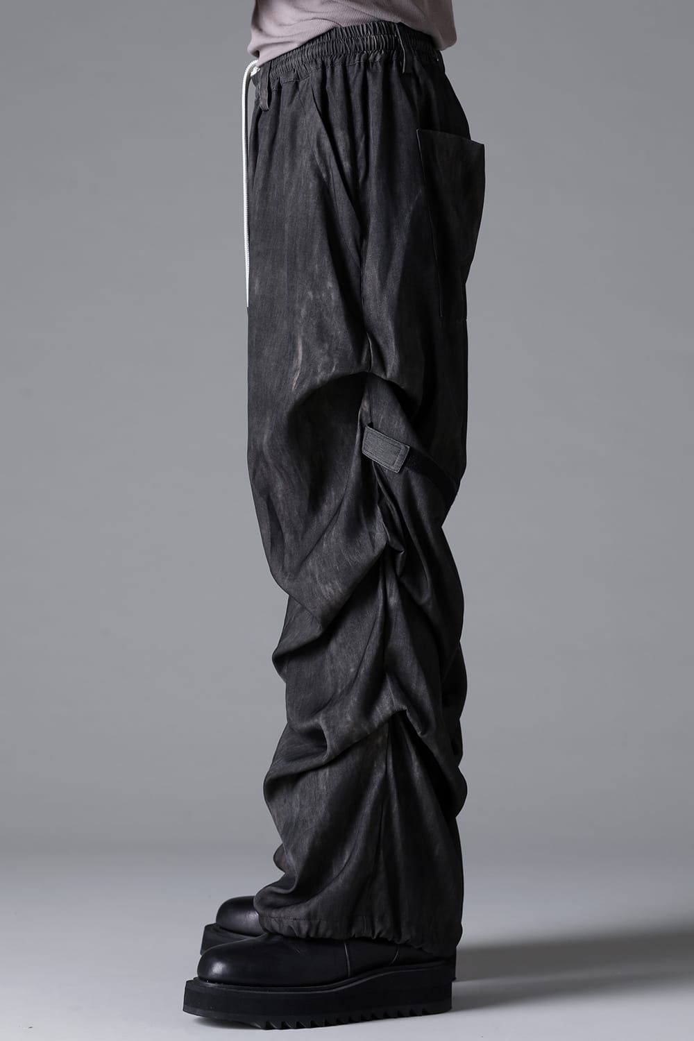 《2026SS先行予約》Tuck Wide Pants"Black / Uneven D.Grey / Uneven Grey" / タックワイドパンツ"ブラック/アンイーブンダークグレー/アンイーブングレー"