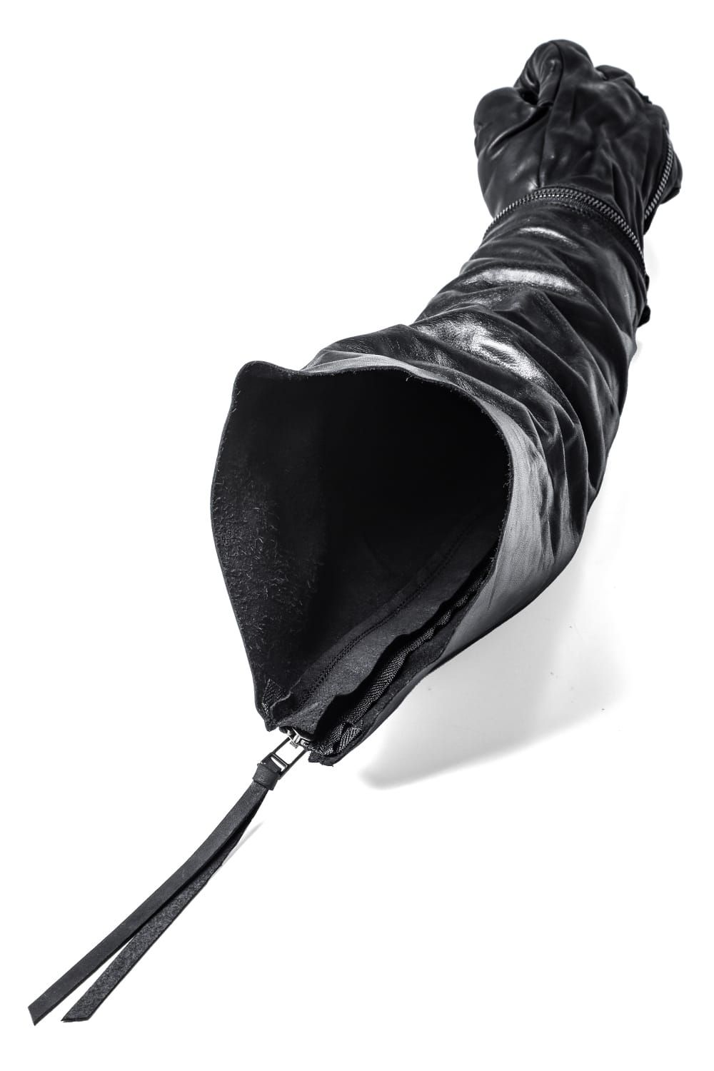 "TVA"Collaboration Horse Leather Long Glove "Black" / The viridi-anneコラボレーションホースレザーロンググローブ"ブラック"