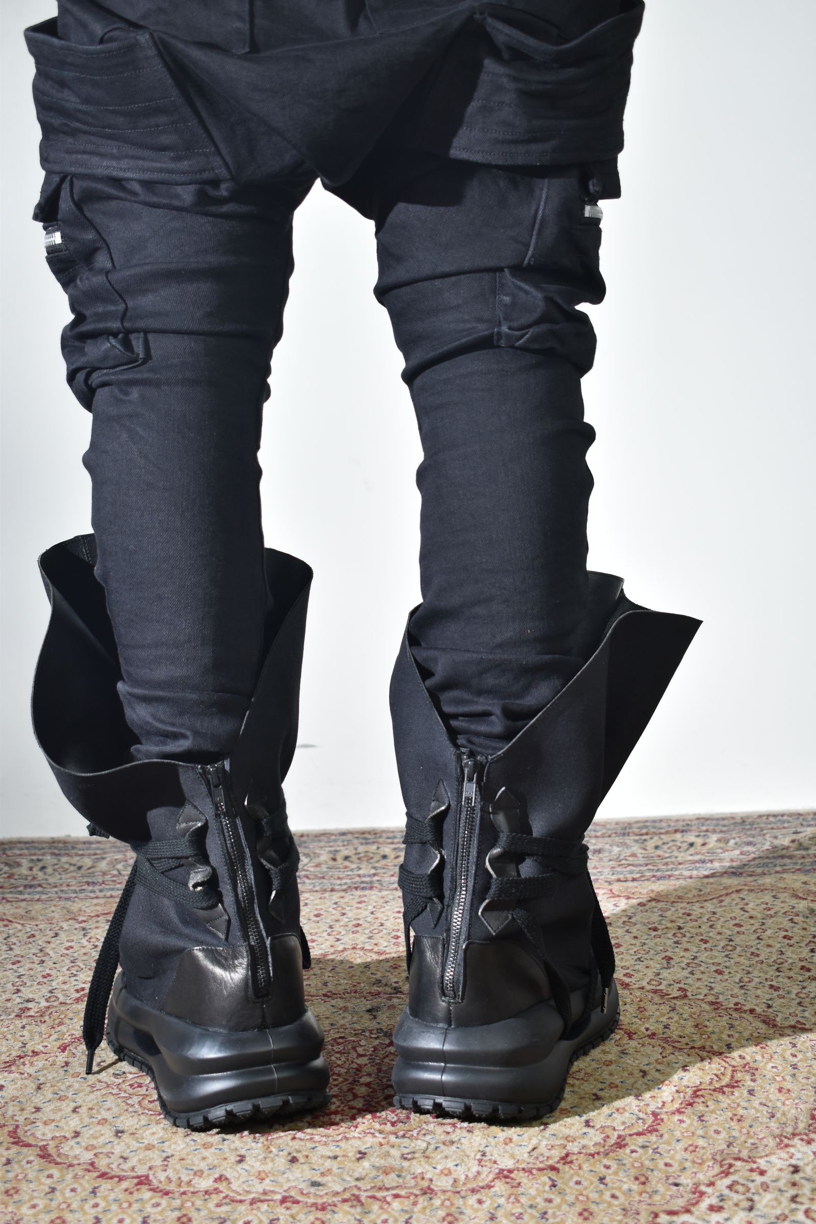 Magarimono collabo Sack Boots"Black" / MAGARIMONO コラボ サックブーツ"ブラック"