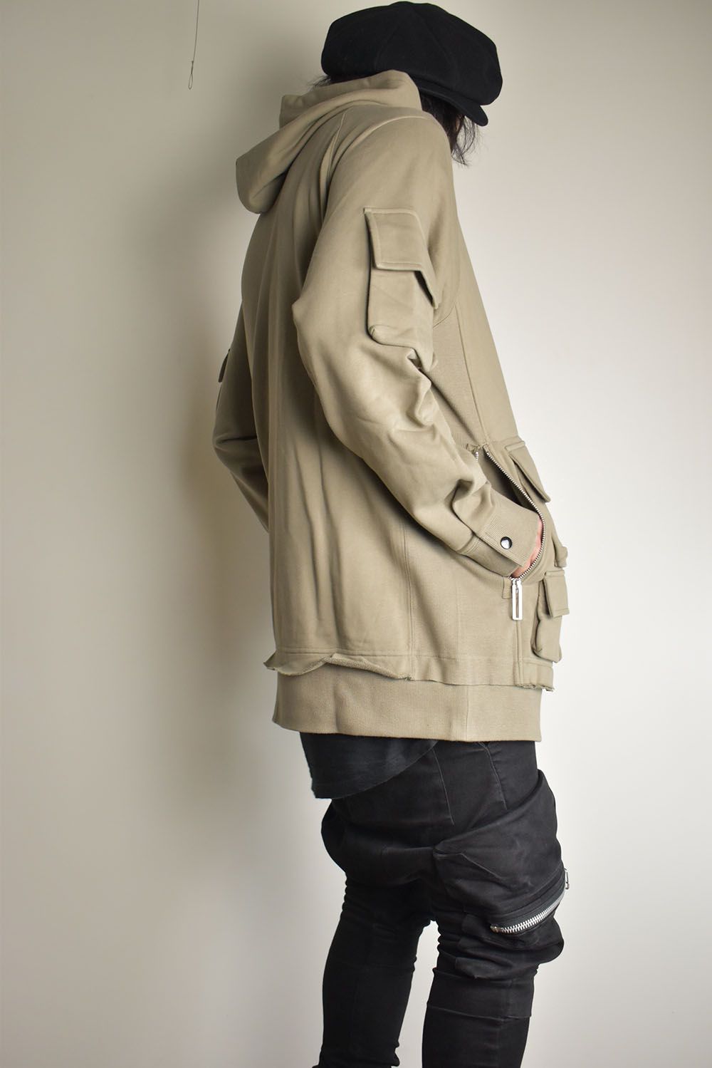 Basic Hoodie Pull"Greyge" / ベーシックフーディプル"グレージュ"