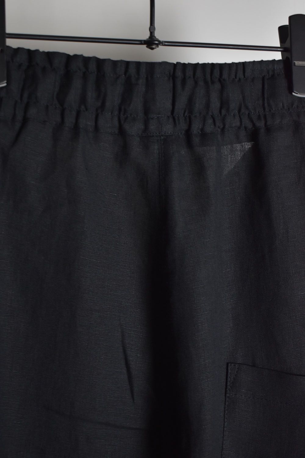 Linen Tuck Trousers"lamp Black"/リネンタックトラウザーズ"ランプブラック"