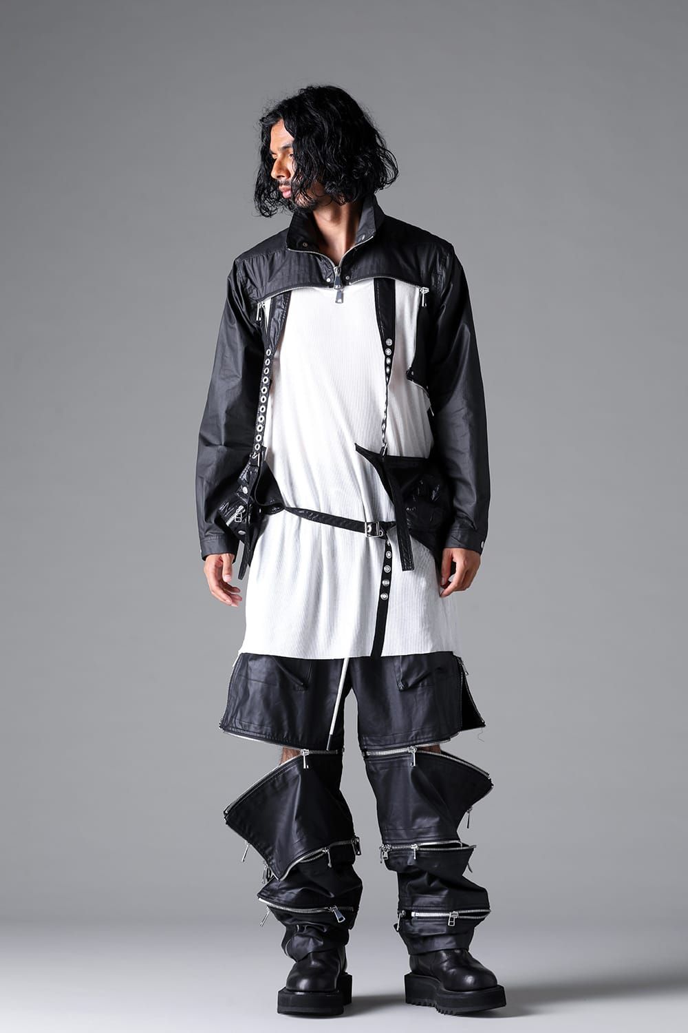 《2026SS先行予約》Coating Zip Blouson"Black" / コーティングジップブルゾン"ブラック"