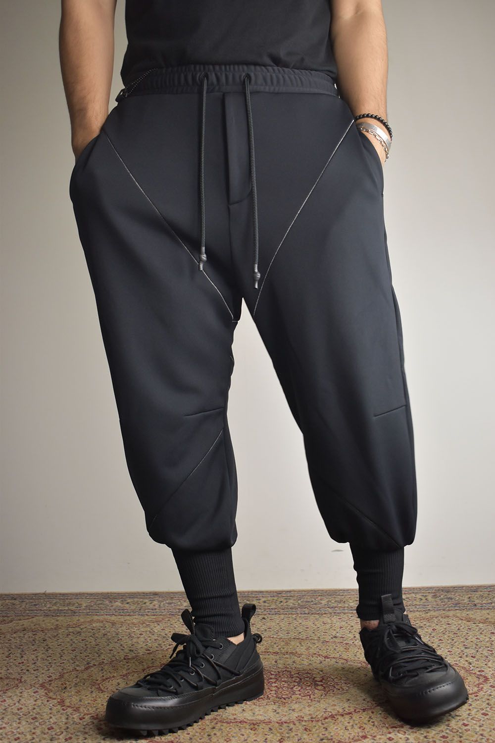 Balloon Jersey Pants"Black" / バルーンジャージーパンツ"ブラック"