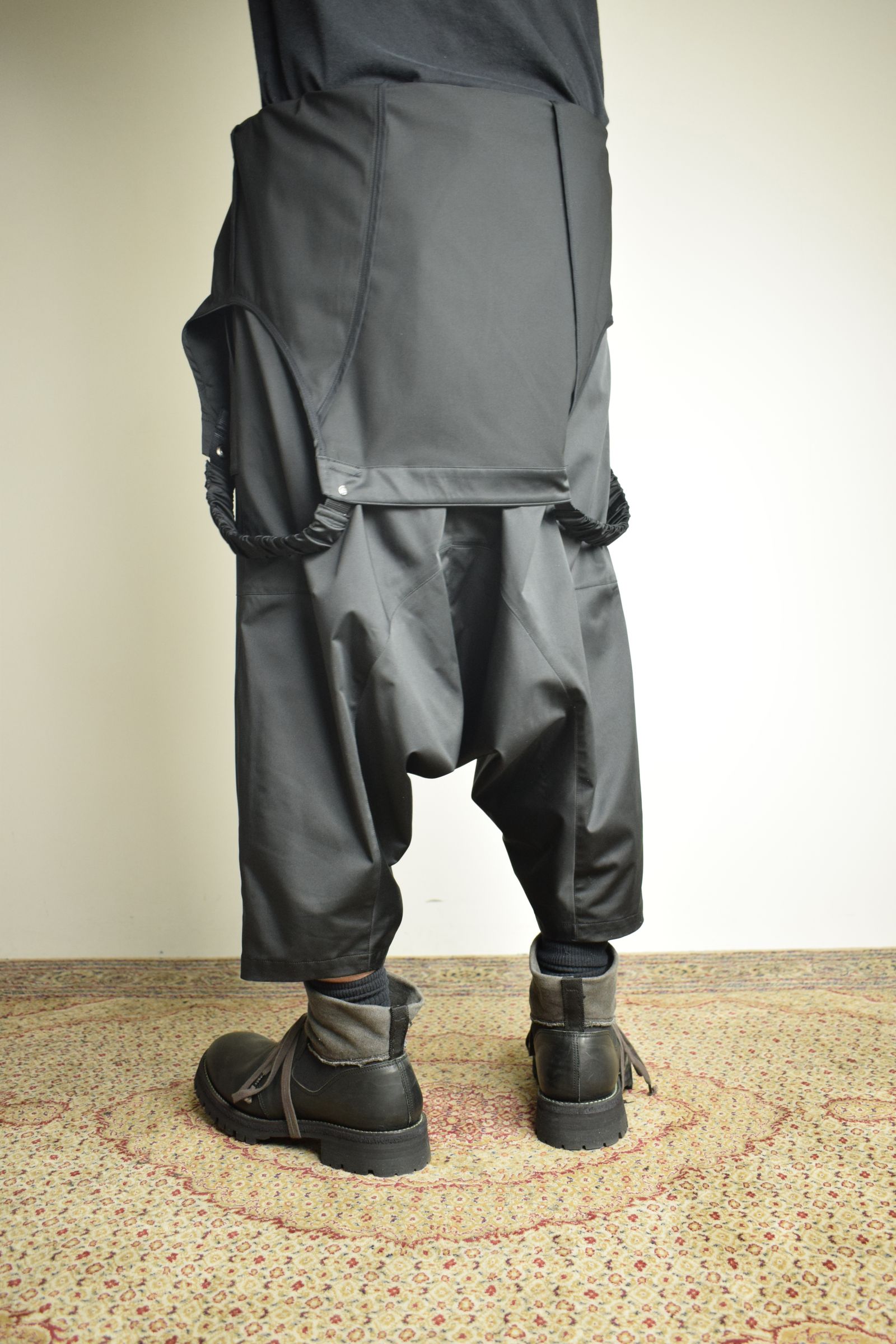 Deep Crotch Over All"Black" / ディープクロッチオーバーオール"ブラック"