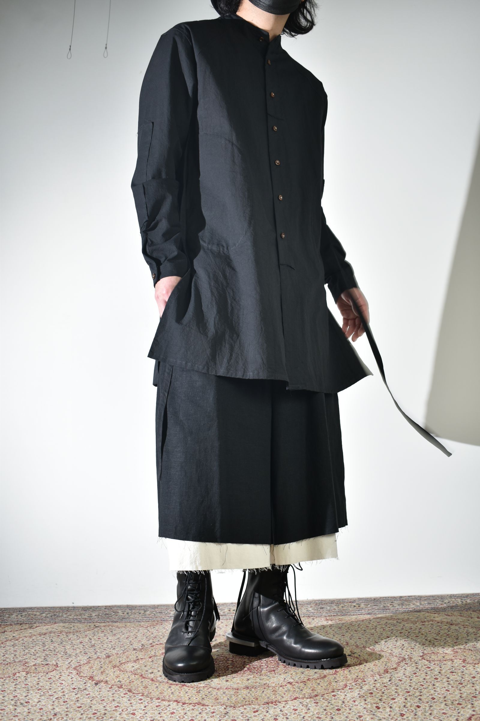 レイヤードで魅せるkujakuのハーフパンツ