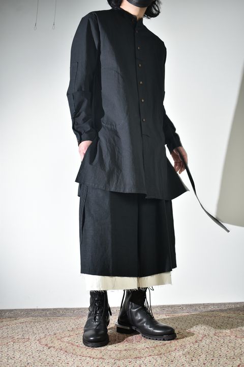 レイヤードで魅せるkujakuのハーフパンツ