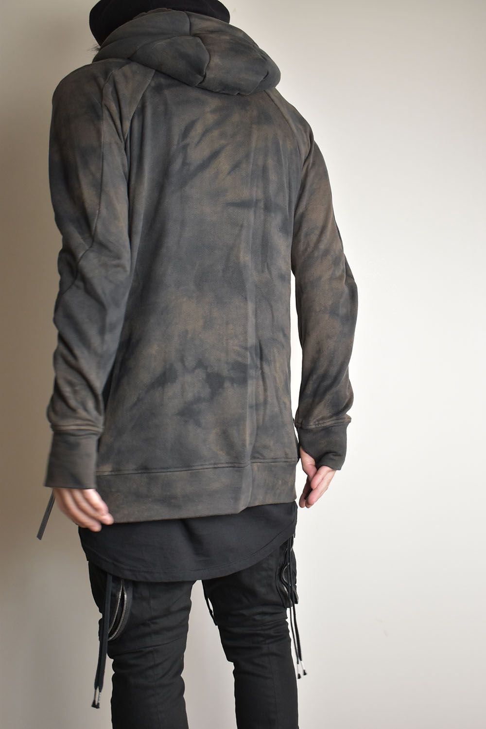 Non Ply Yarn Lined Hooded Jacket"Dust" /  無撚糸裏毛フーデッドジャケット"ダスト"