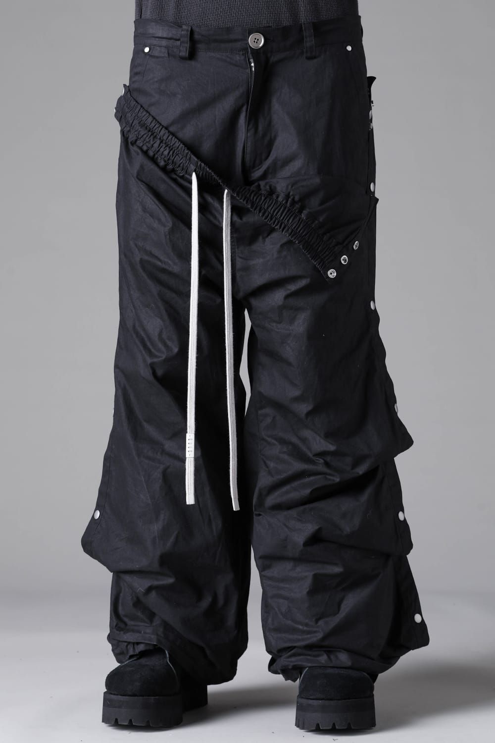 《2026AW先行予約》Layerd Baggy Pants"Black" / レイヤードバギーパンツ"ブラック"