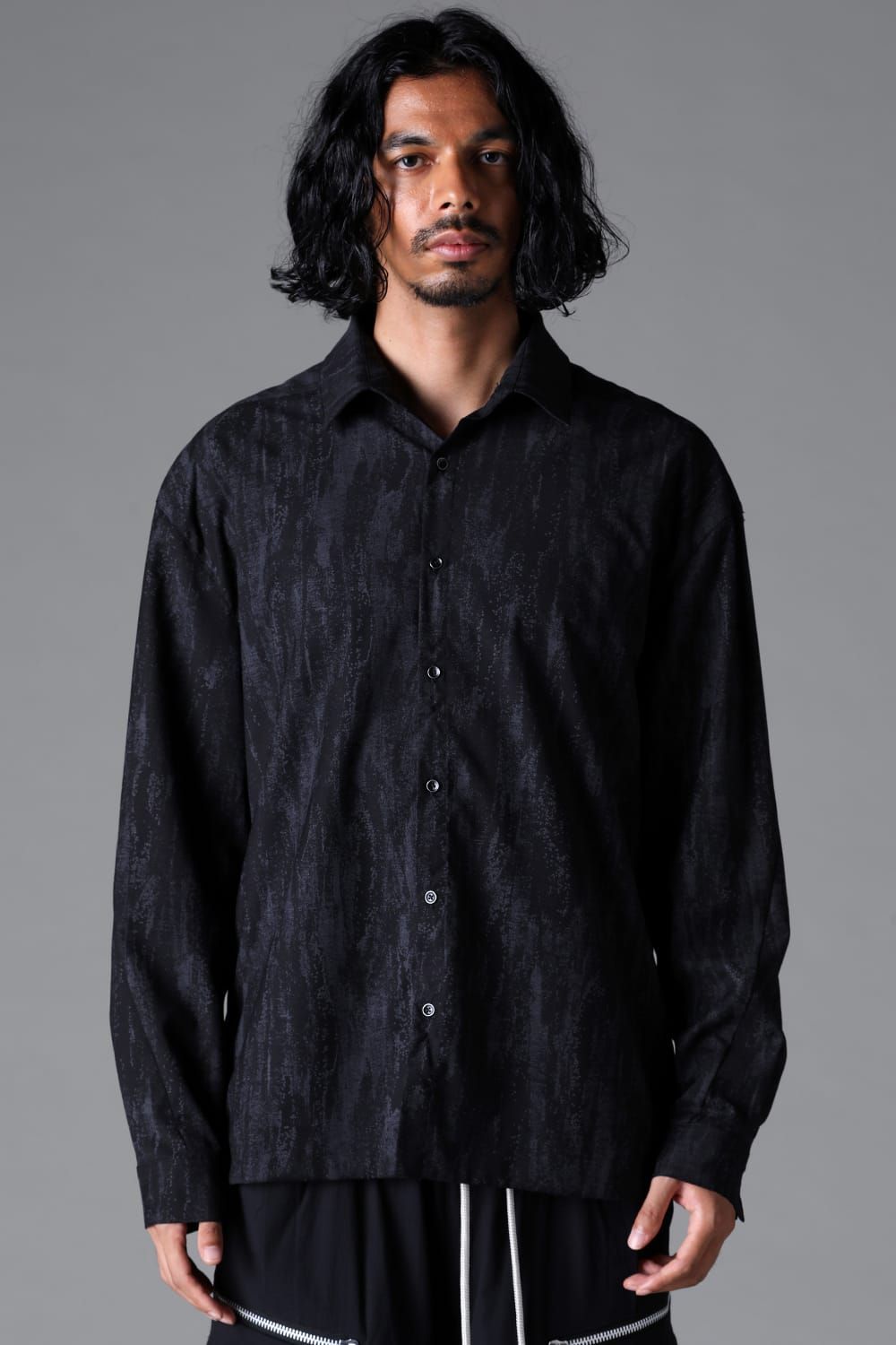 《2026SS先行予約》Abstract Shirt"Black / Grey /Brown" / アブストラクトシャツ"ブラック/グレー/ブラウン"