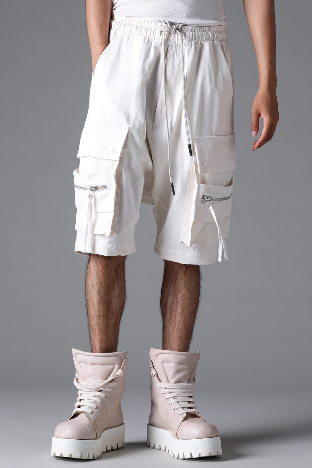 《2026SS先行予約》Cargo Shorts"Black / White" / カーゴショーツ"ブラック/ホワイト"