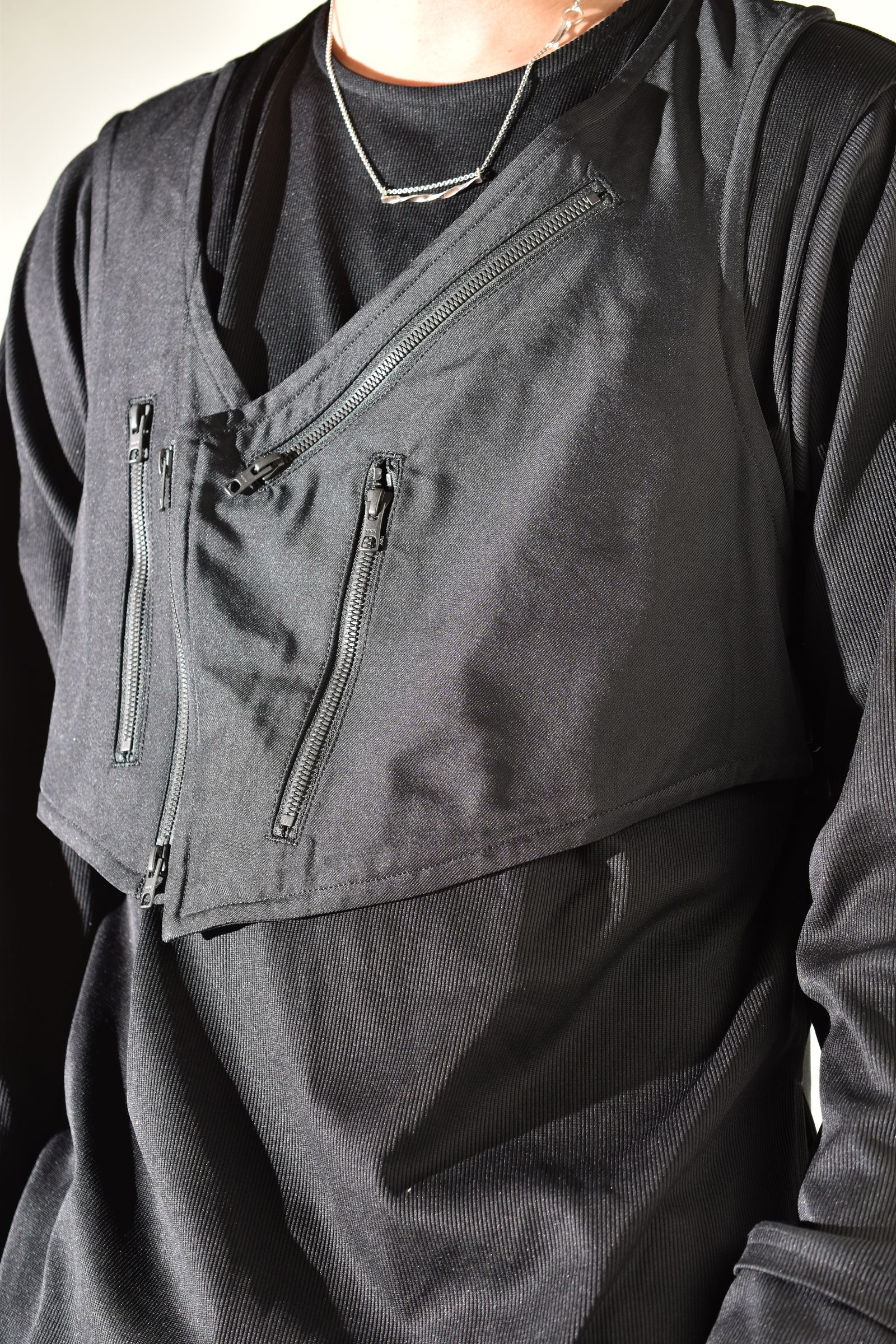 Multi Zip Down Parka Jacket (with Vest)"Black" / マルチジップダウンパーカージャケット(ベスト付き)"ブラック"