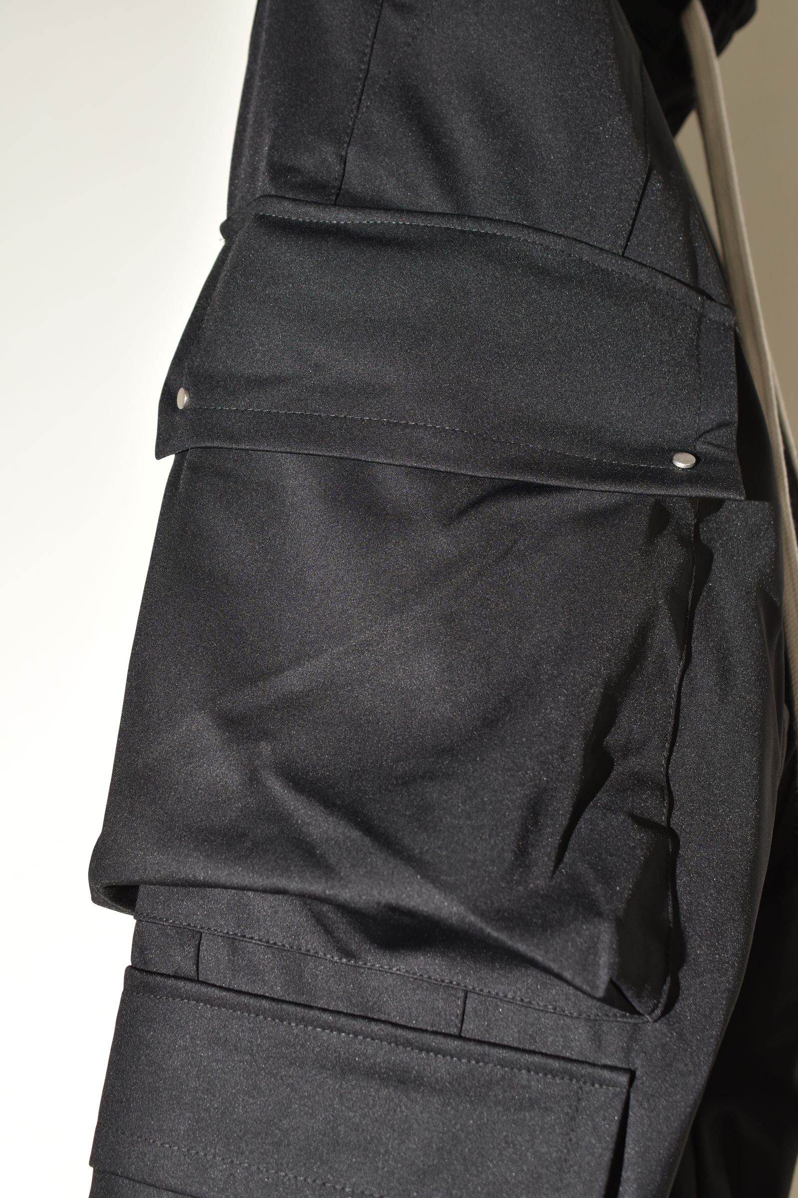 Technical Nylon Military Sarrouel Easy Pants"Black" / テクニカルナイロンミリタリーサルエルイージーパンツ"ブラック"