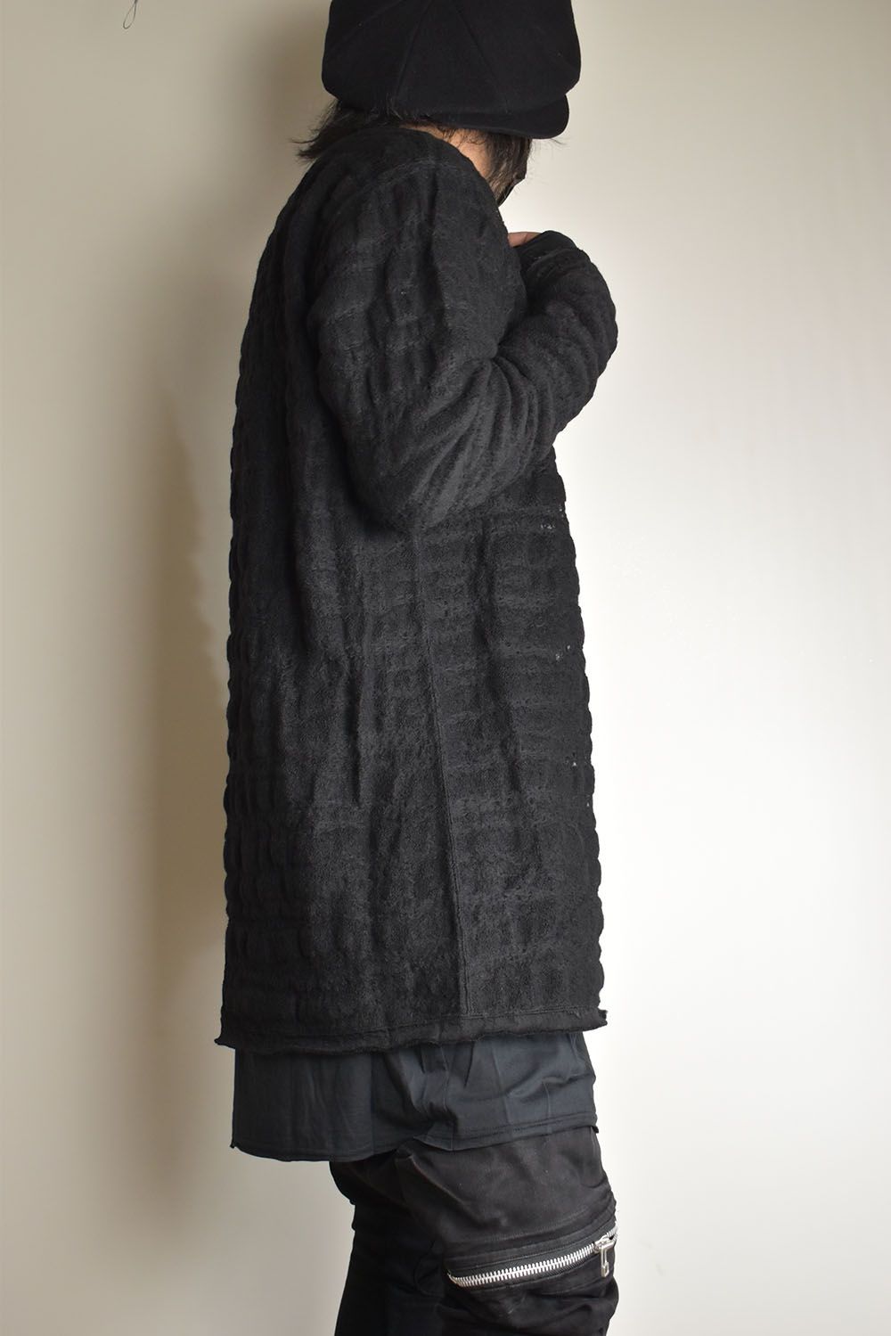 OVERSIZED LAYERED LONG SLEEVE T SHIRT"Black"/オーバーサイズドレイヤードロングスリーブTee"ブラック"