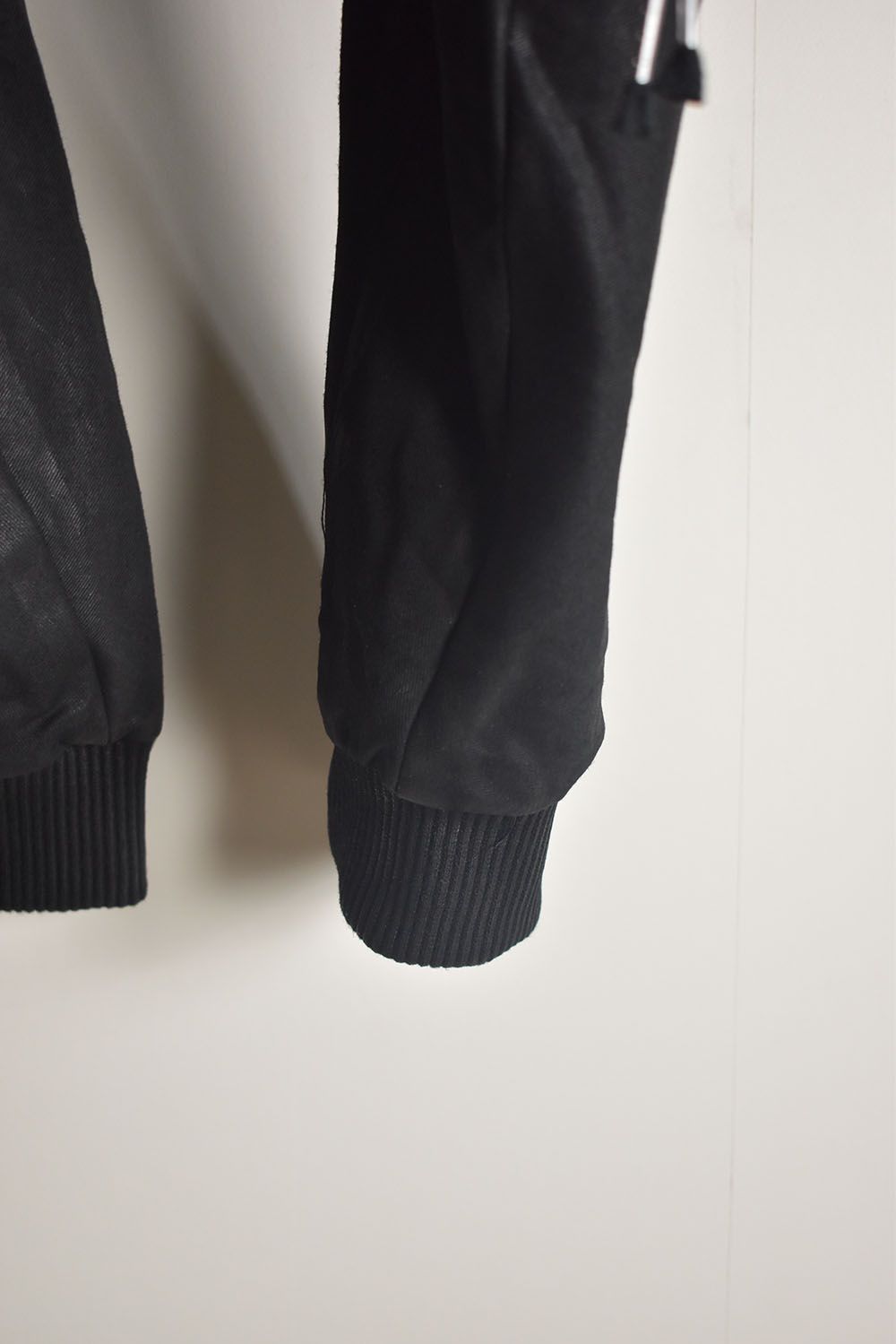 Product Coated Suspenders Cargo Jog Pants "Black" / 製品コーティングサスペンダーベルトカーゴジョグパンツ"ブラック"
