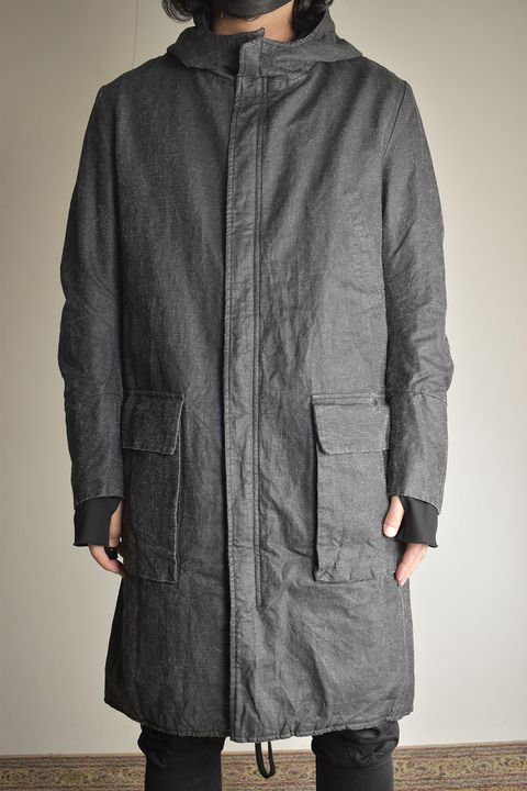 Hoodie Coat "Charcoal" / フーディコート"チャコール"