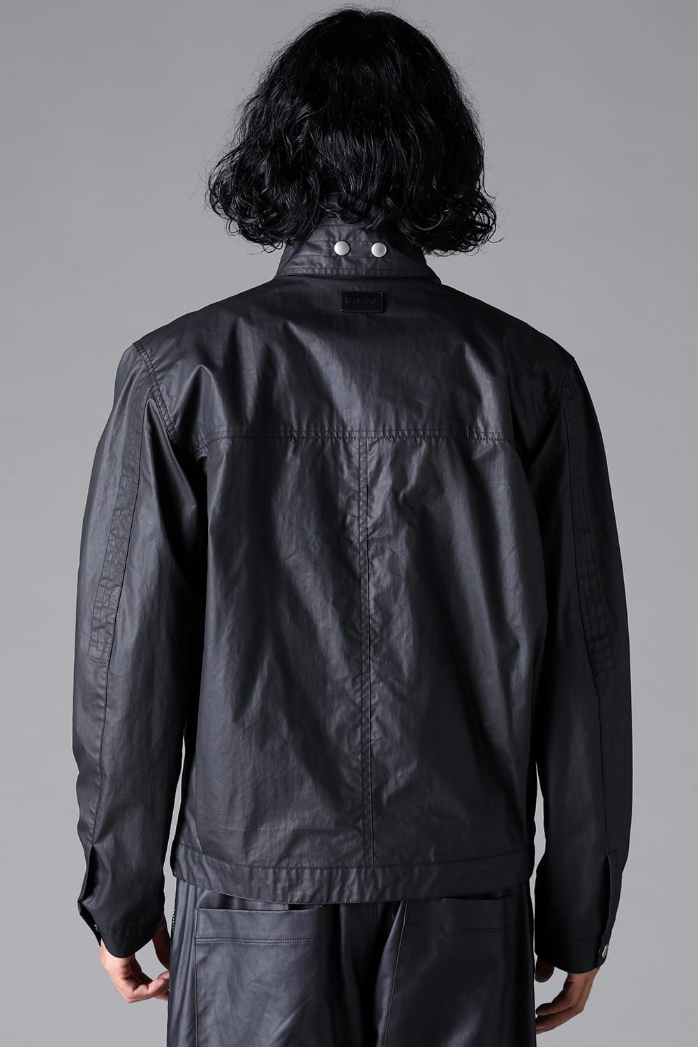 《2026SS先行予約》Coating Zip Blouson"Black" / コーティングジップブルゾン"ブラック"