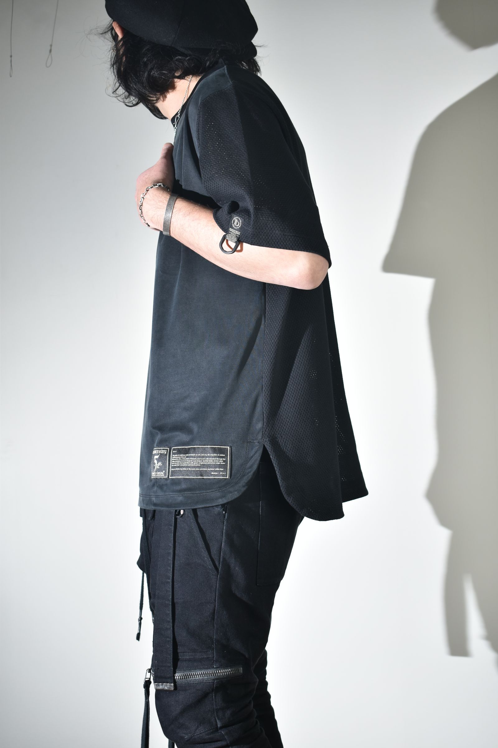 Suedy Short Sleeve Tee"Black" / スウェーディショートスリーブTee"ブラック"