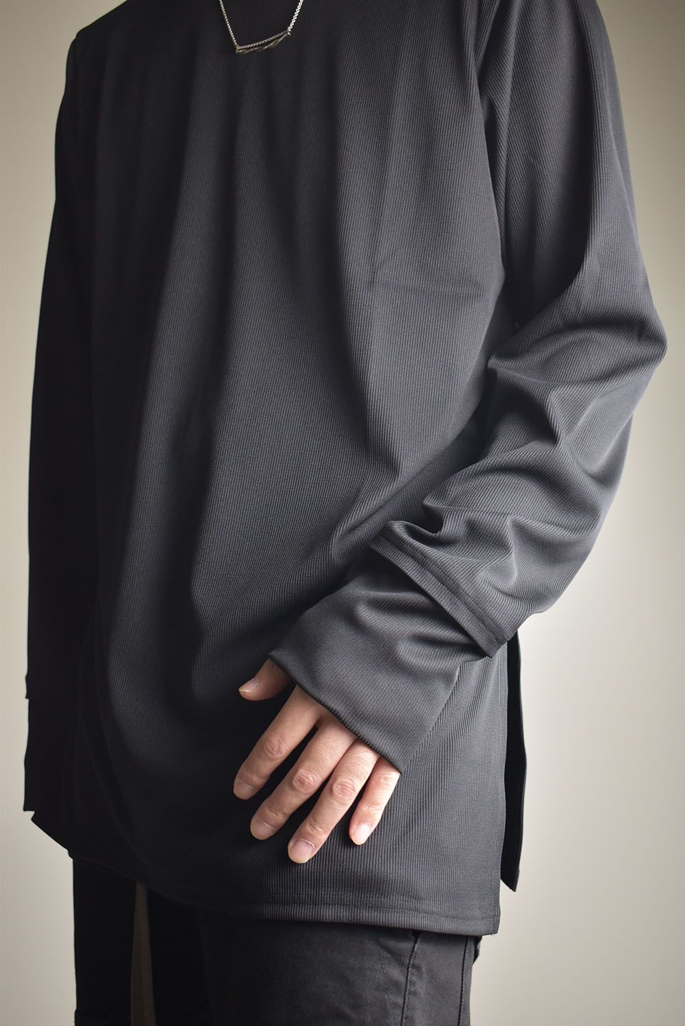 Base Layer Crew Neck "Black" / ベースレイヤークルーネック"ブラック"