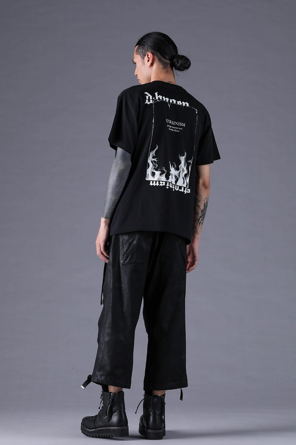 《2027SS先行予約分》Printed T-Shirt -FIRE- "Black" / プリントTee-Fire-"ブラック"