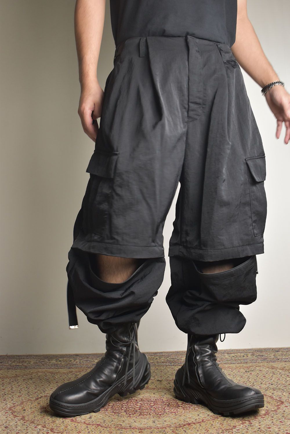 Detachable Cargo Pants"Black"/ デタッチャブルカーゴパンツ"ブラック"