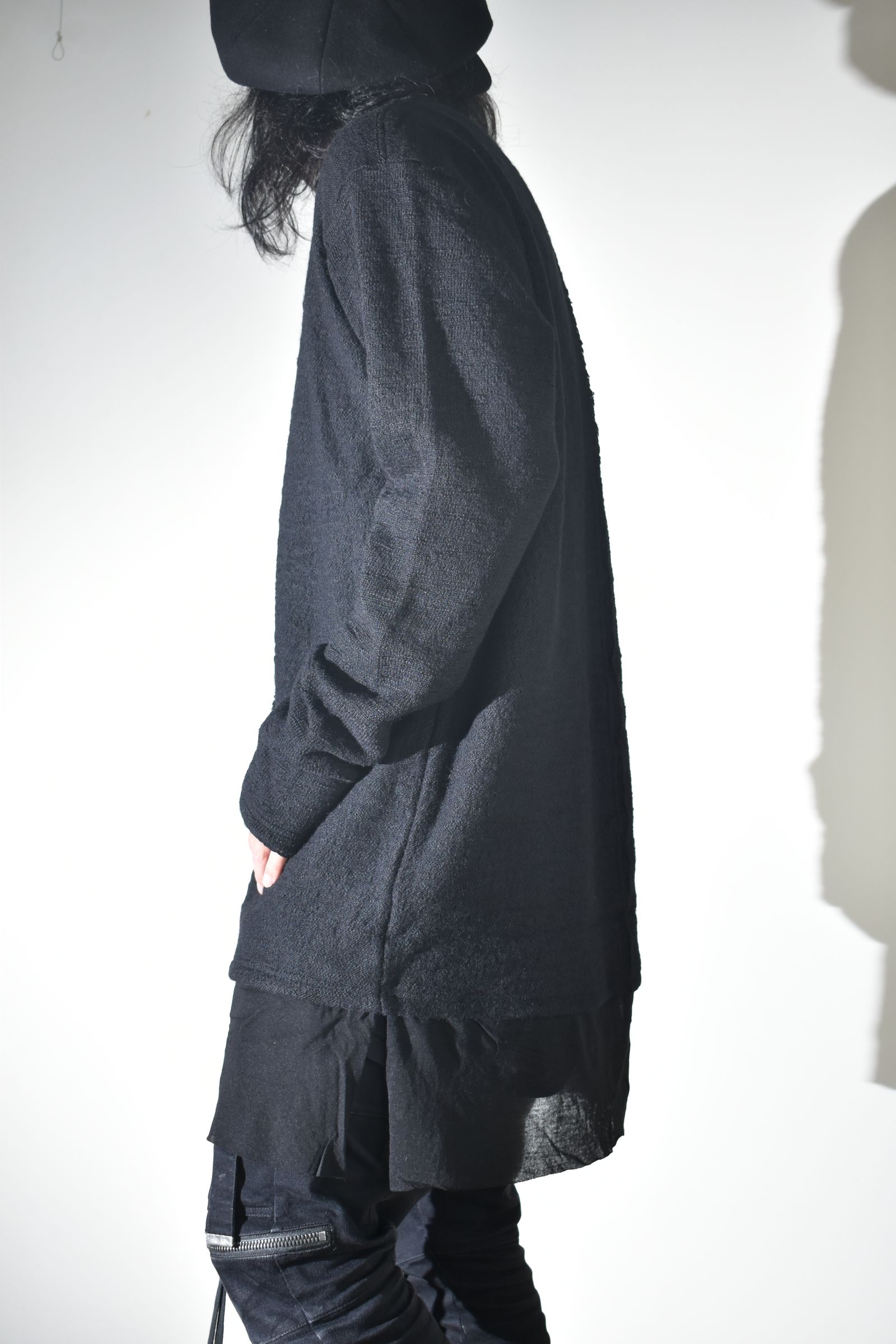 Layerd Long Sleeve Tee Shirt"Black" / レイヤードロングスリーブTeeシャツ"ブラック"