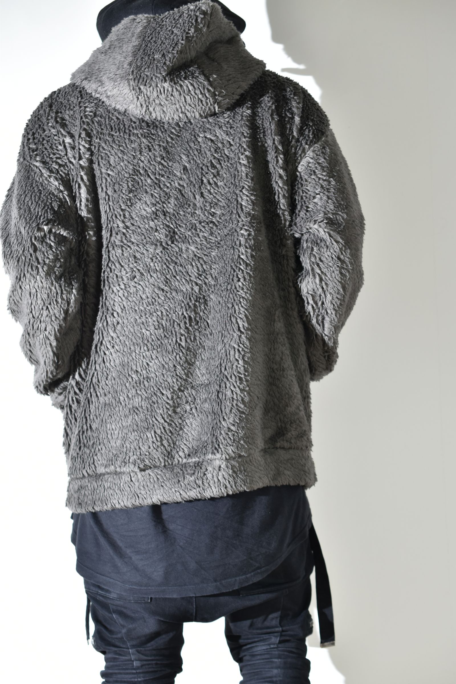 Oversized Pullover Hoodie "Charcoal" / オーバーサイズプルオーバーフーディ"チャコール"