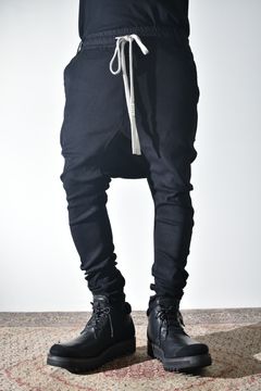 Stretch Denim Sarouel Skinny"Black" / ストレッチデニムサルエルスキニー"ブラック"