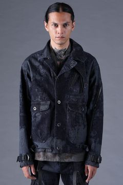 《2027SS先行予約分》Brushed-Coated Work Jacket"Indigo" / ブラッシュコーティングワークジャケット"インディゴ"