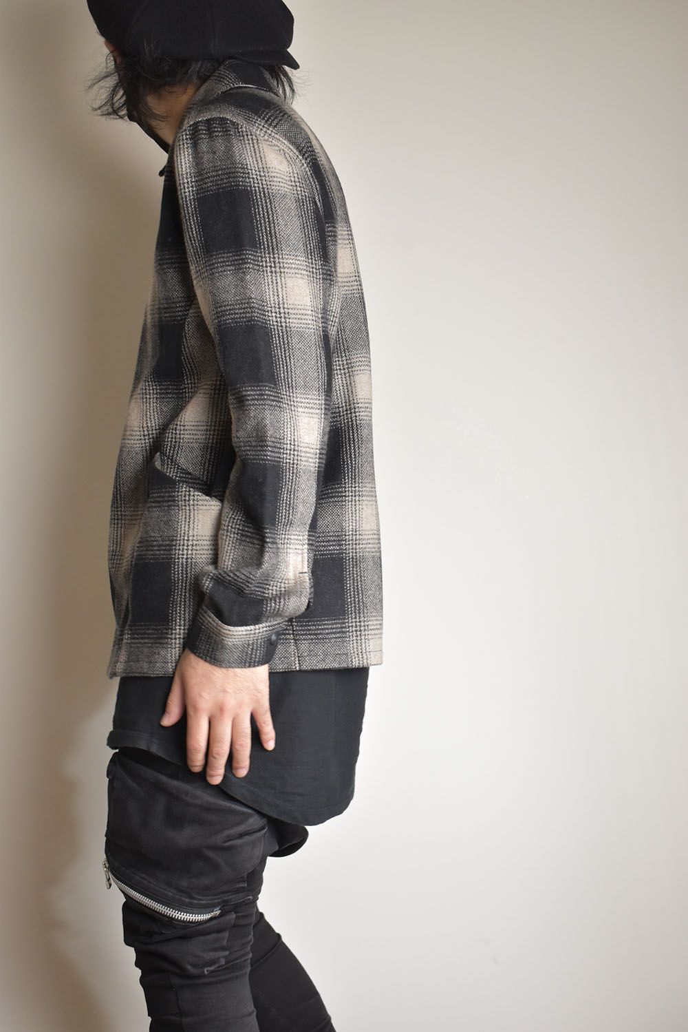 Flannel Shirts"Mix Black"/フランネルシャツ"ミックスブラック"