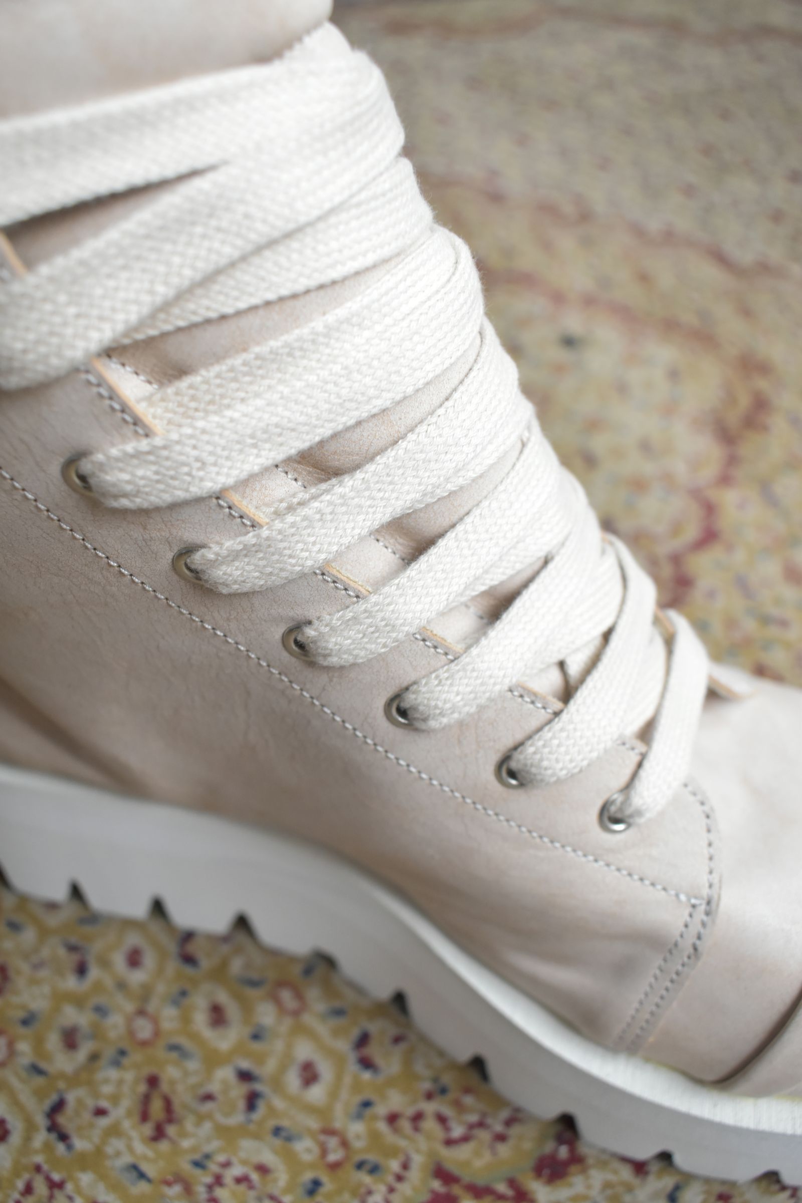 Sneaker Boots"Ash Pink×White" / スニーカーブーツ"アッシュピンク×ホワイト"