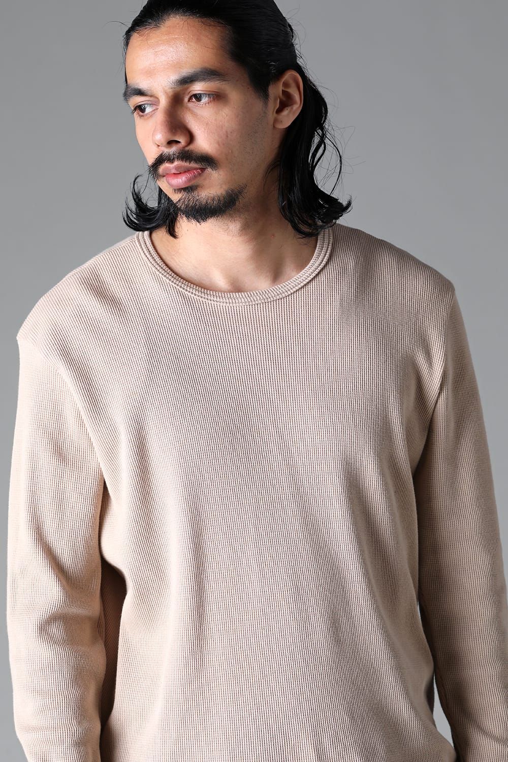 《2025AW先行予約》Crew Neck Top"Black / Beige /Khaki /Grey /D.Grey" / クルーネックトップ"ブラック/ベージュ/カーキ/グレー/ダークグレー"