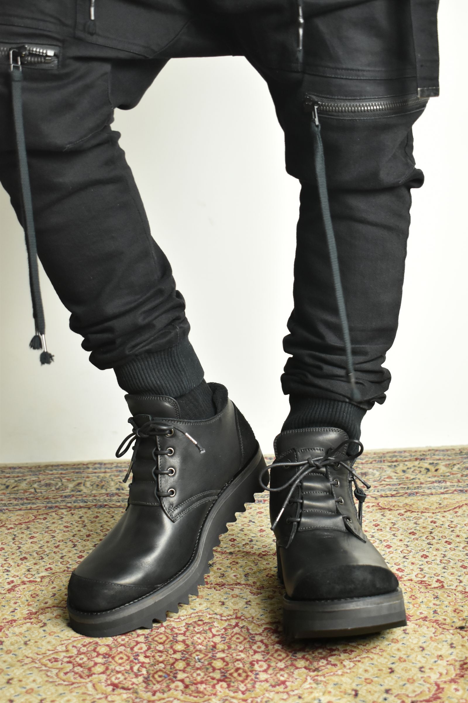 Horse Leather Derby Shoes"Black" / ホースレザーダービーシューズ"ブラック"