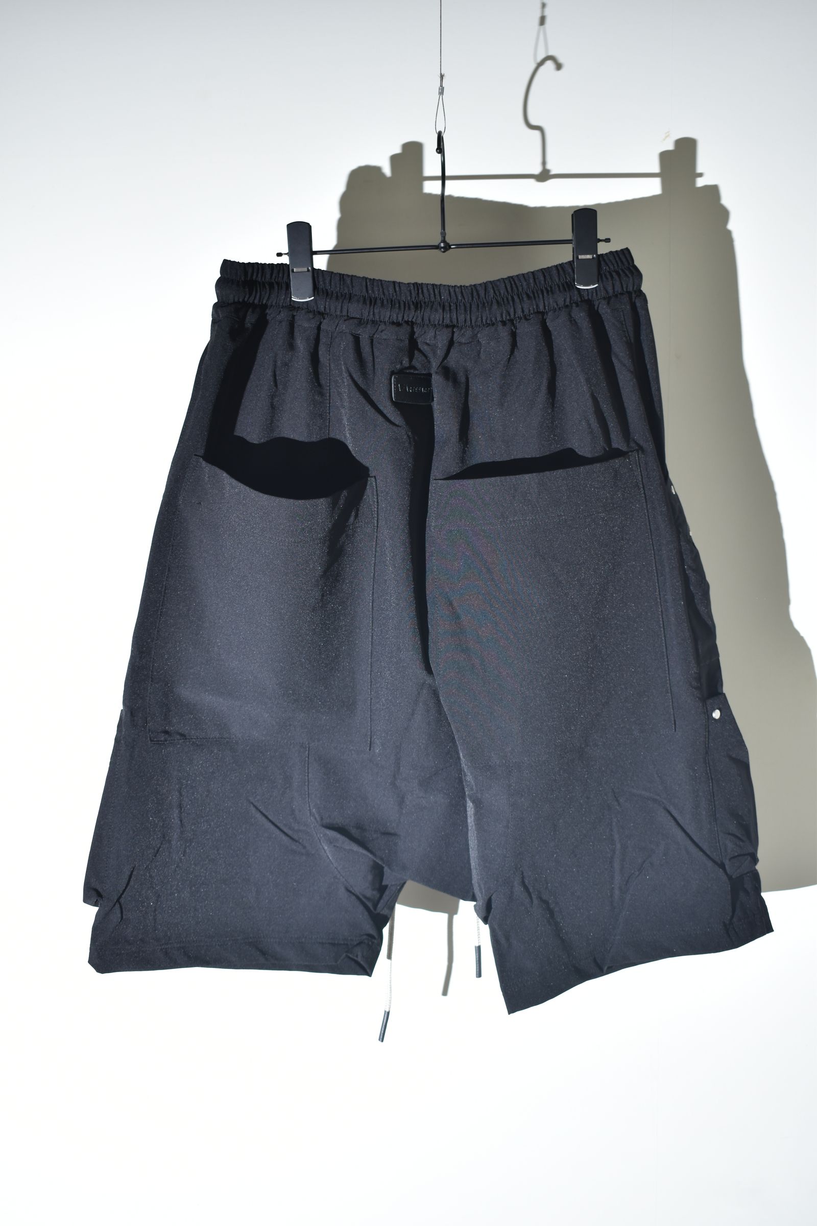 Stretch Nylon Cargo Shorts"Black" / ストレッチナイロンカーゴショーツ"ブラック"