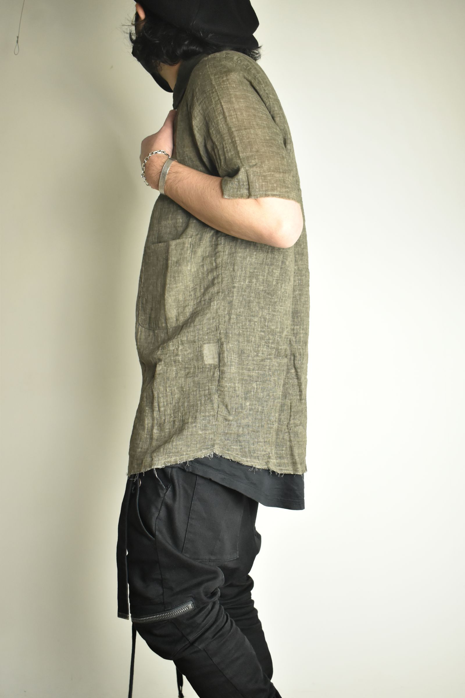 Short Sleeve Shirts"Charcoal Brown" / ショートスリーブシャツ"チャコールブラウン"
