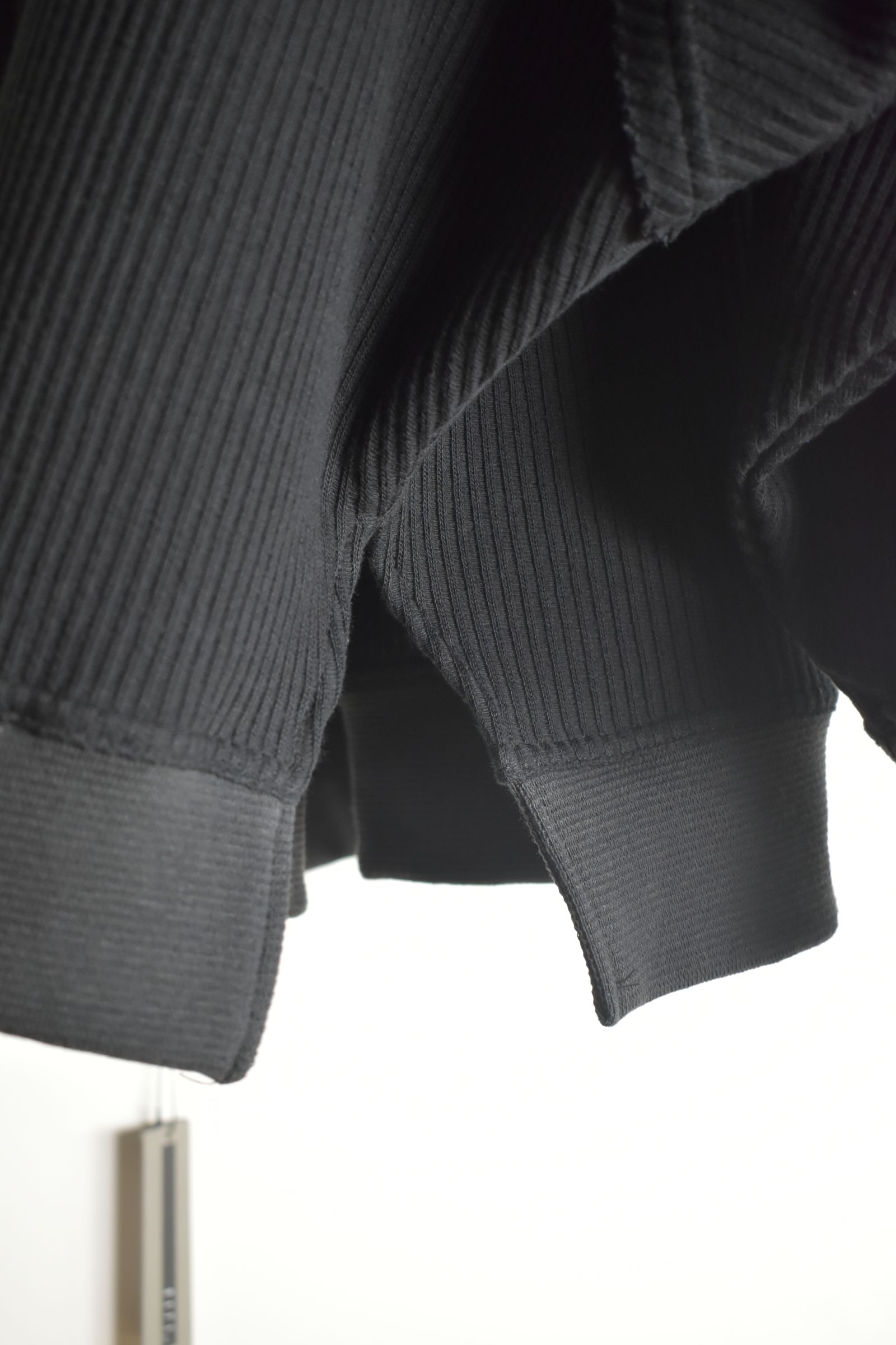 Rail Knit Dolman Sleeve"Black" / レールニットドルマンスリーブ"ブラック"