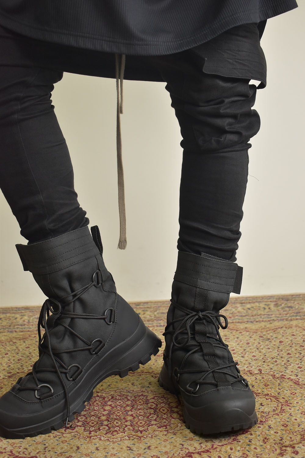 High Cut Sneaker "Black" / ハイカットスニーカー"ブラック"