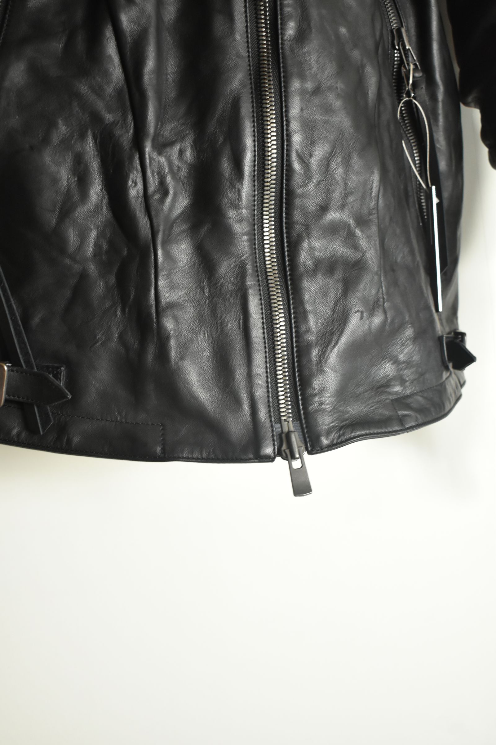 Horse Leather Collar Detachable Jacket"Black" / ホースレザーカラーデタッチャブルジャケット"ブラック"