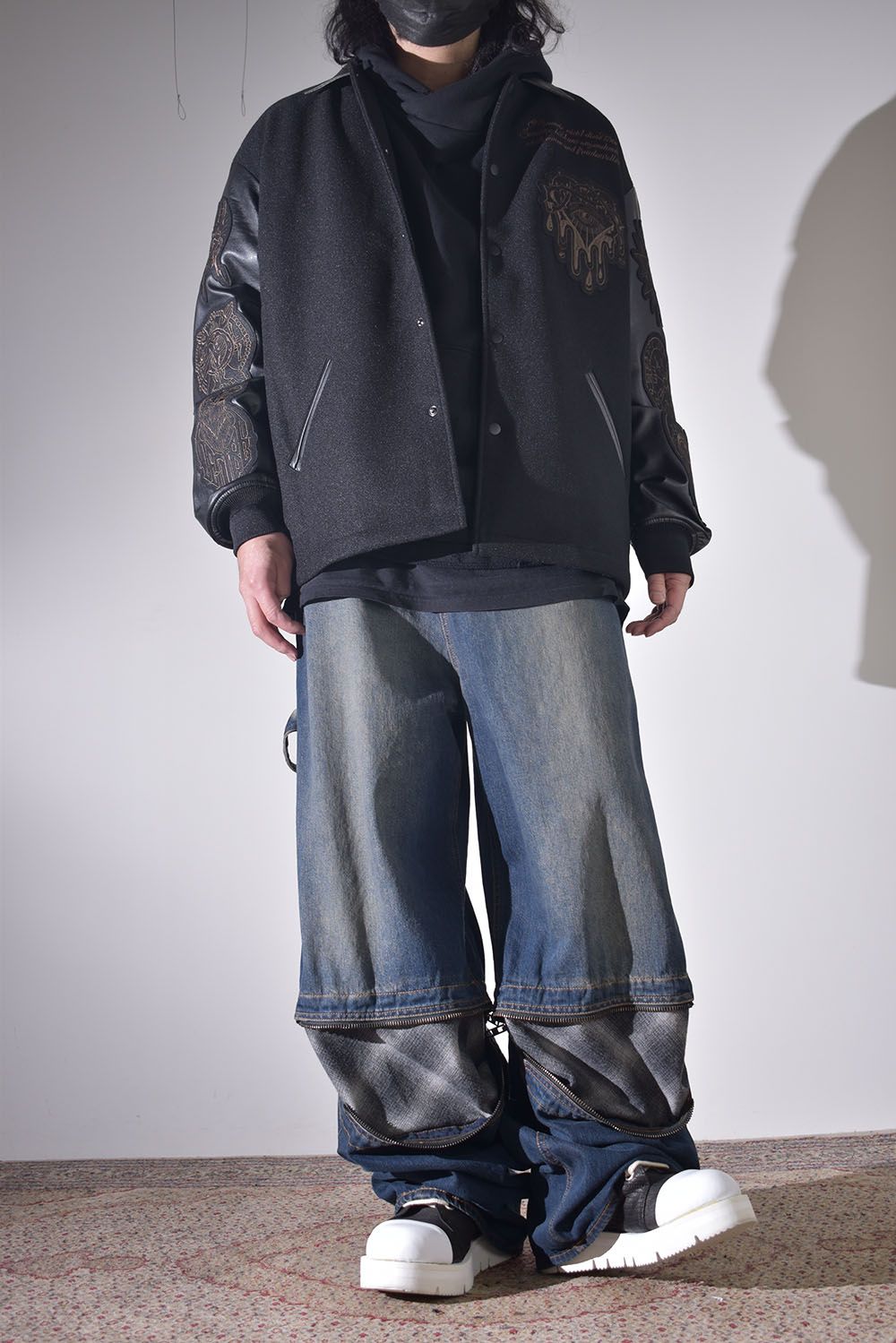 コーチジャケット×デニム