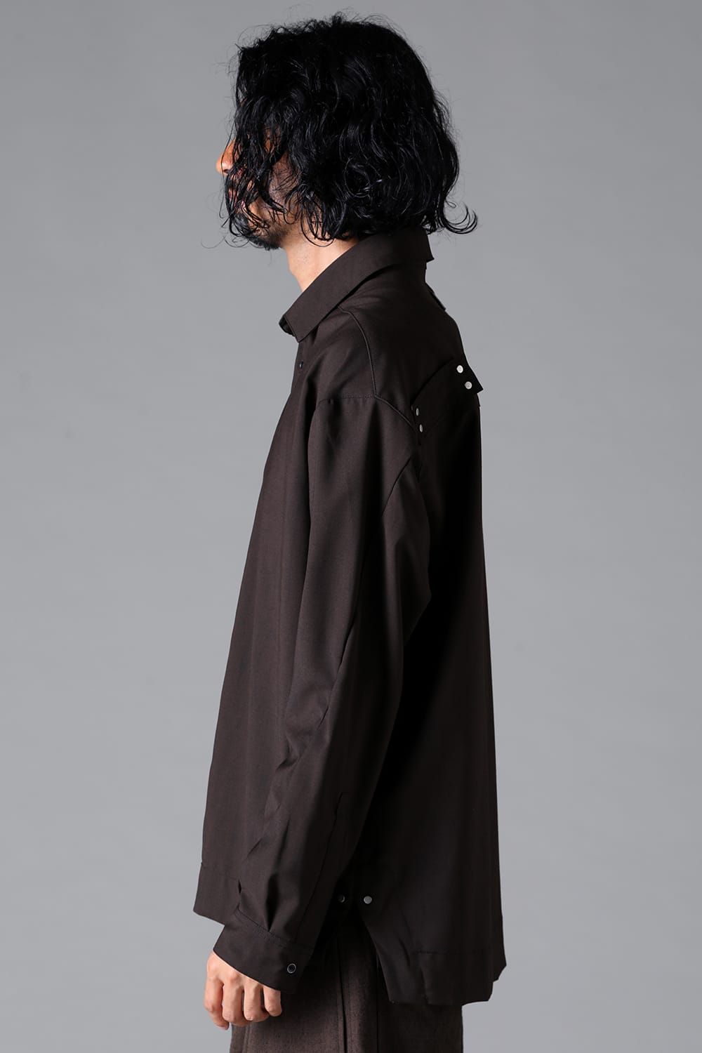《2026SS先行予約》Abstract Shirt"Black / Grey /Brown" / アブストラクトシャツ"ブラック/グレー/ブラウン"
